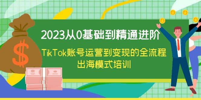 图片[1]-2023从0基础到精通进阶，TikTok账号运营到变现的全流程出海模式培训-网创特工