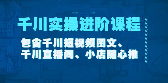 图片[1]-千川实操进阶课程（11月更新）包含千川短视频图文、千川直播间、小店随心推-网创特工