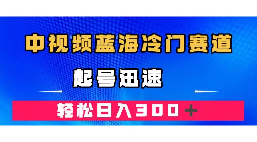 （7449期）中视频蓝海冷门赛道，起号迅速，轻松日入300＋⭐中视频蓝海冷门赛道，韩国视频奇闻解说，起号迅速，日入300＋