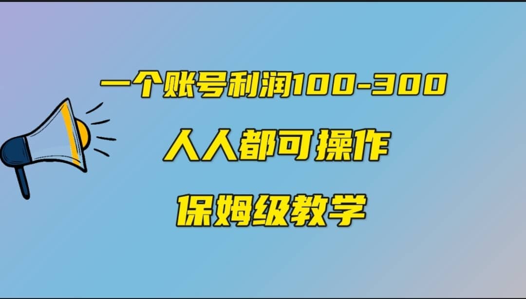 图片[1]-一个账号100-300，有人靠他赚了30多万，中视频另类玩法，任何人都可以做到-网创特工