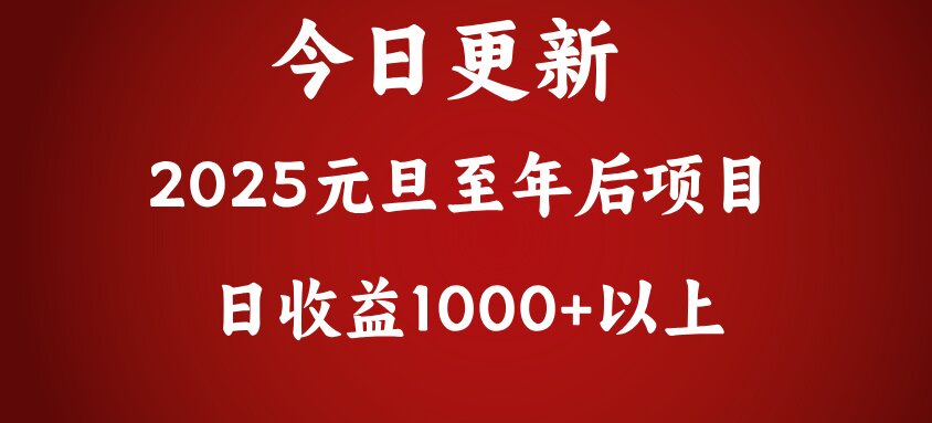 翻身项目，日收益1000+以上-网创特工